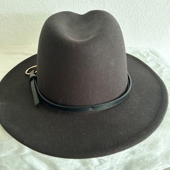 INC International Concepts Panama Hat with Hardware Ring One Size Black - Picture 3 of 9